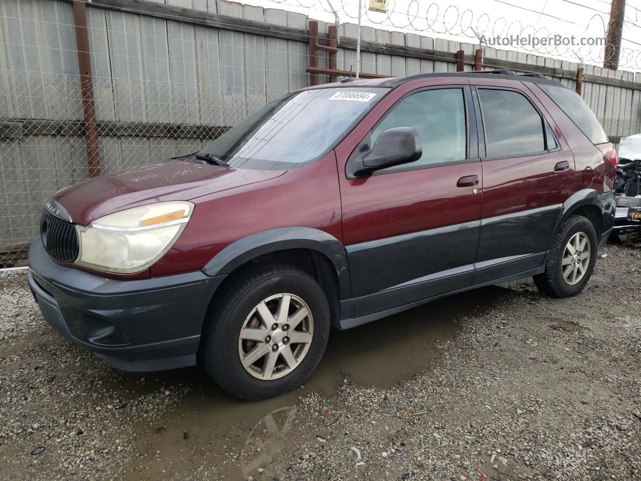 2004 Buick Rendezvous Cx Burgundy vin: 3G5DA03E04S506858