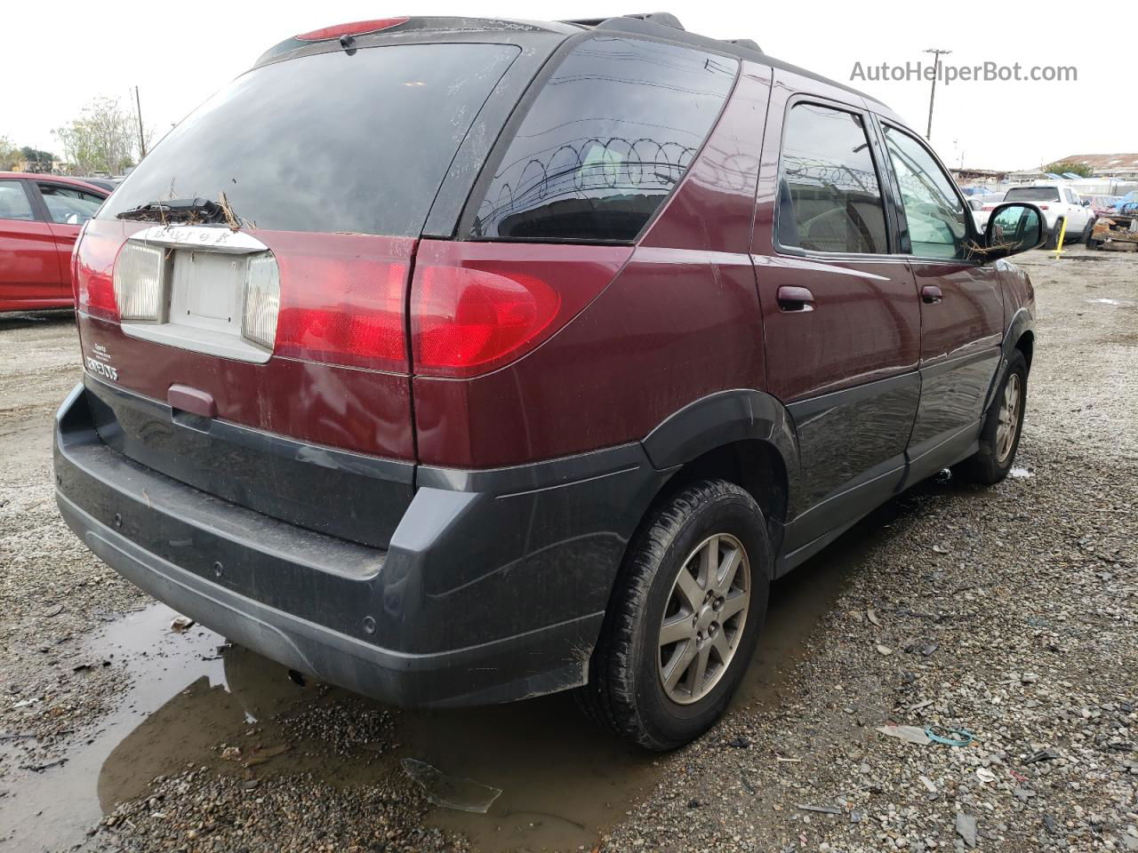 2004 Buick Rendezvous Cx Burgundy vin: 3G5DA03E04S506858