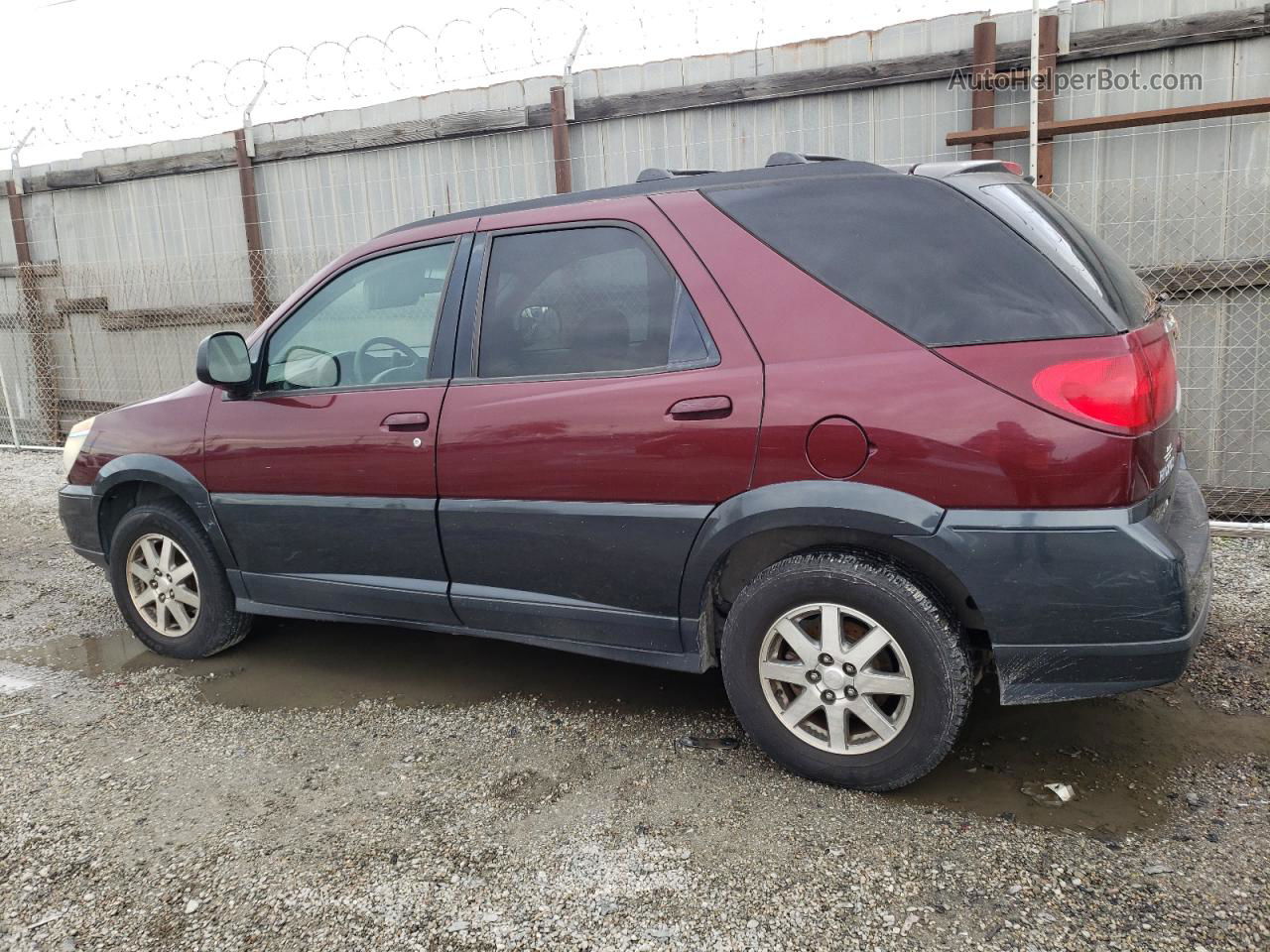 2004 Buick Rendezvous Cx Burgundy vin: 3G5DA03E04S506858