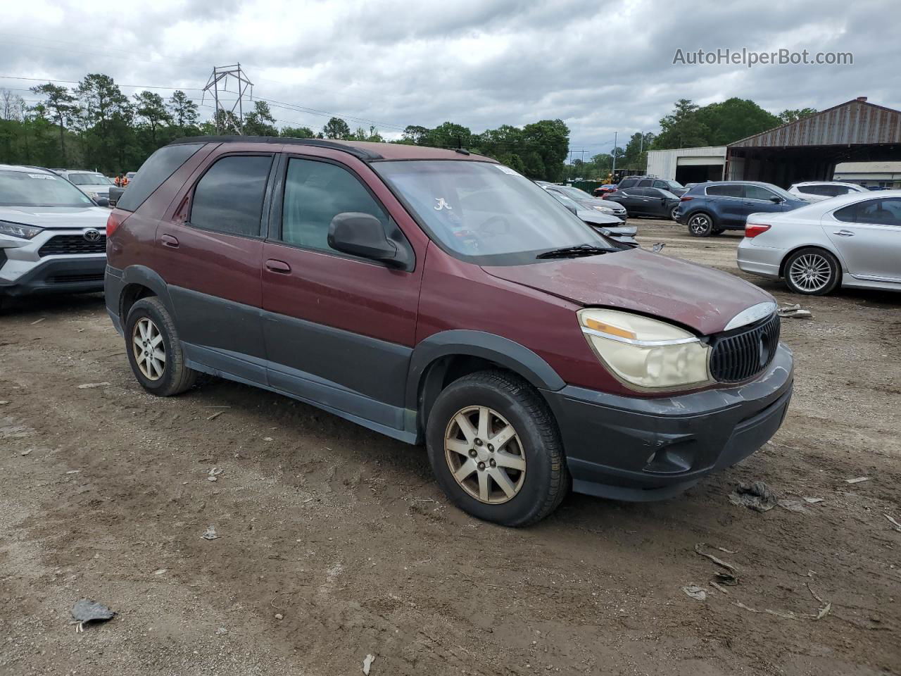 2004 Buick Rendezvous Cx Бордовый vin: 3G5DA03E04S521330