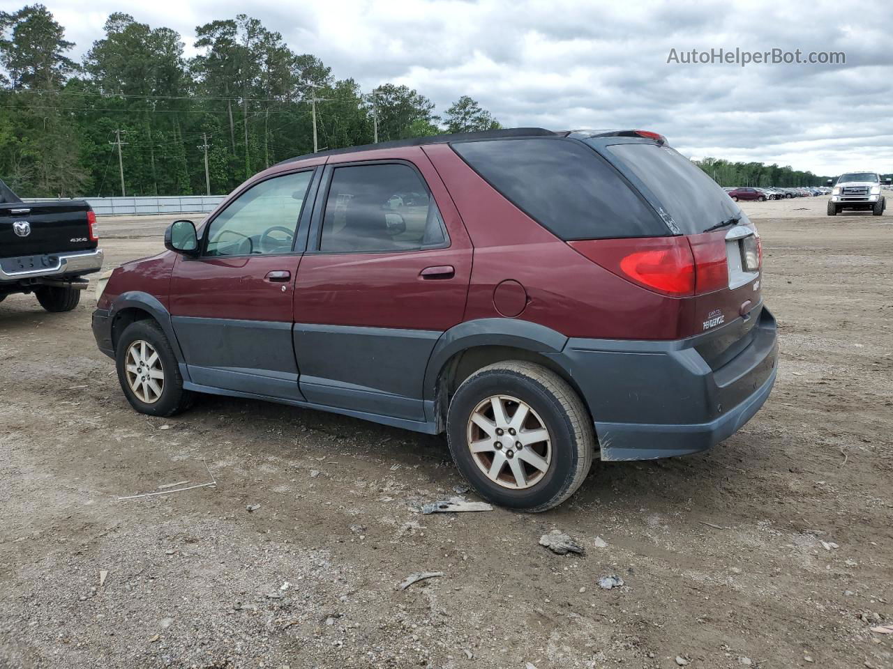 2004 Buick Rendezvous Cx Burgundy vin: 3G5DA03E04S521330