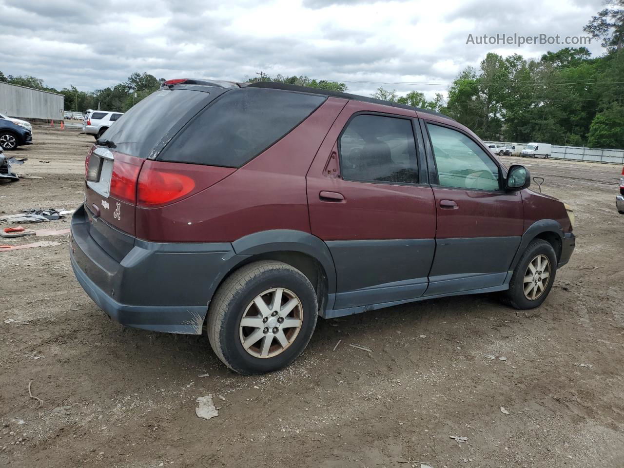 2004 Buick Rendezvous Cx Burgundy vin: 3G5DA03E04S521330