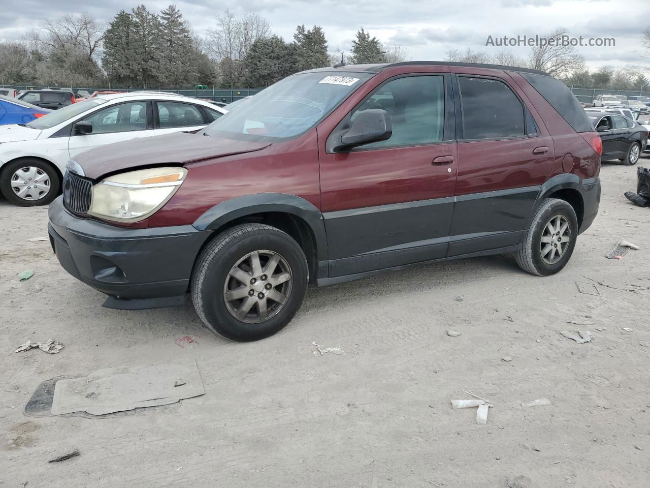 2004 Buick Rendezvous Cx Maroon vin: 3G5DA03E14S526830