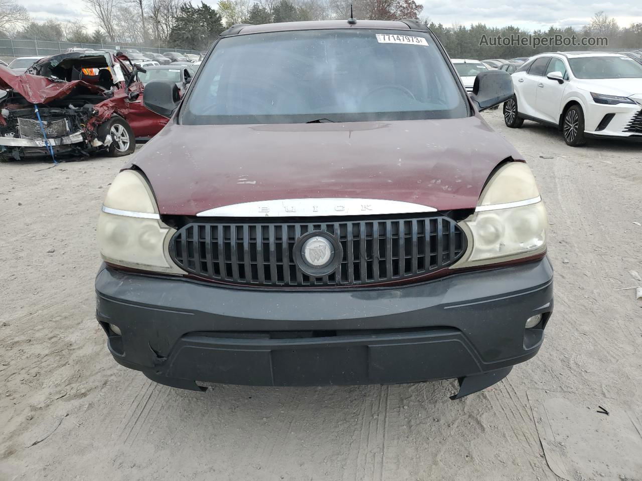 2004 Buick Rendezvous Cx Maroon vin: 3G5DA03E14S526830