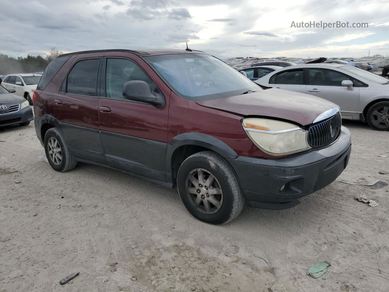 2004 Buick Rendezvous Cx Maroon vin: 3G5DA03E14S526830