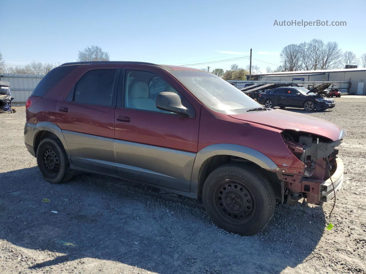 2004 Buick Rendezvous Cx Burgundy vin: 3G5DA03E14S551288