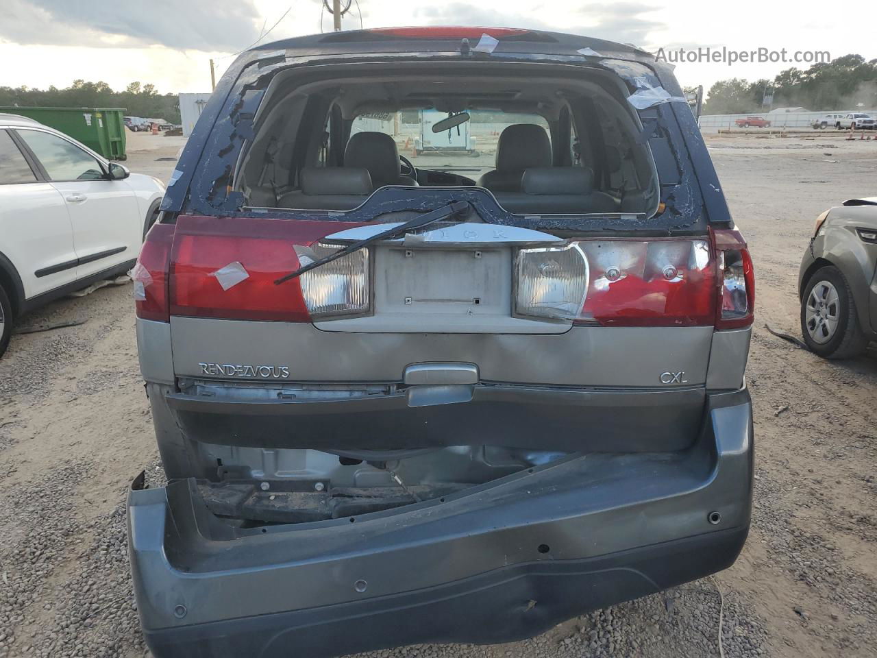 2004 Buick Rendezvous Cx Серый vin: 3G5DA03E14S561156