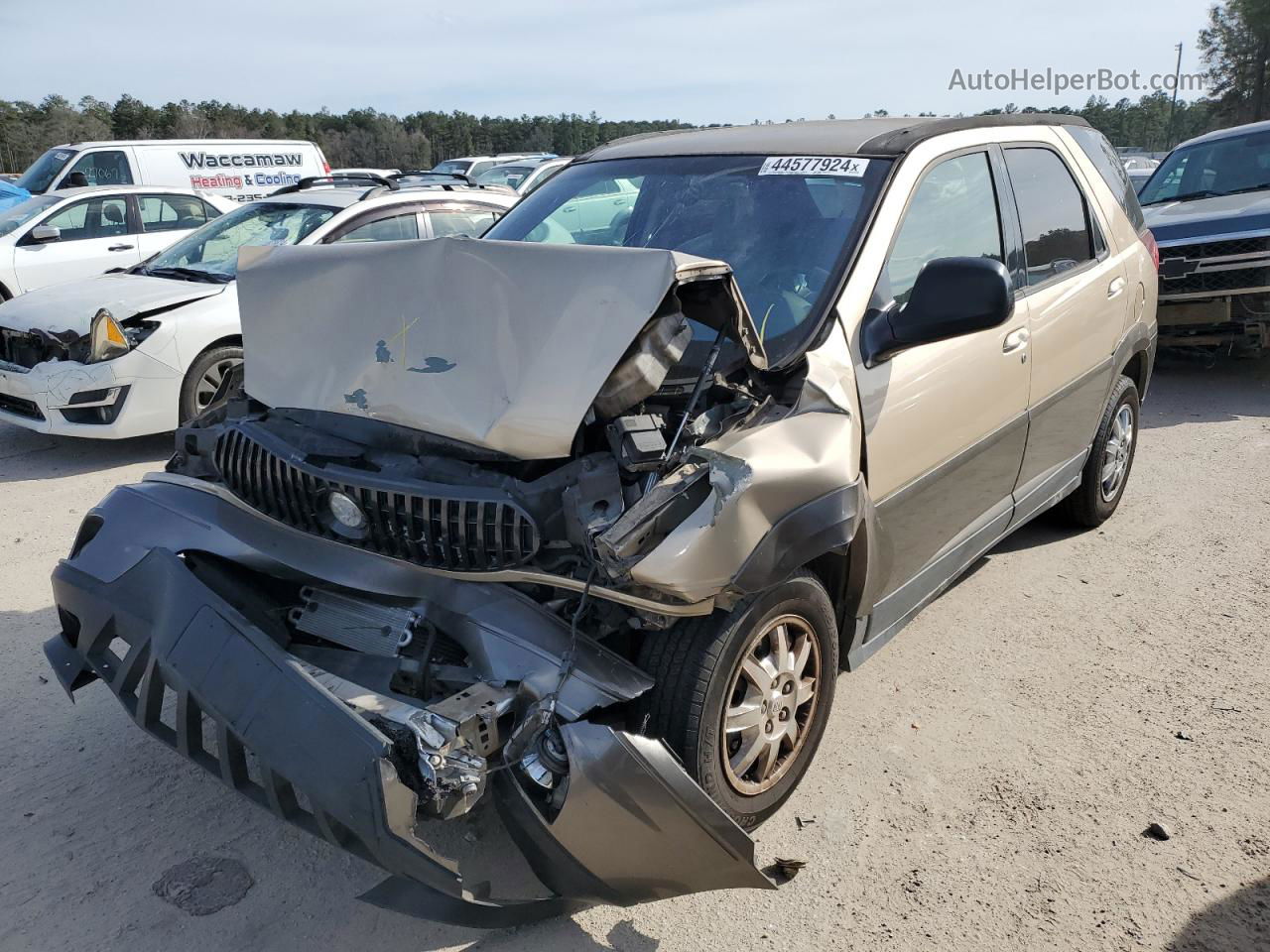 2004 Buick Rendezvous Cx Gold vin: 3G5DA03E14S590429