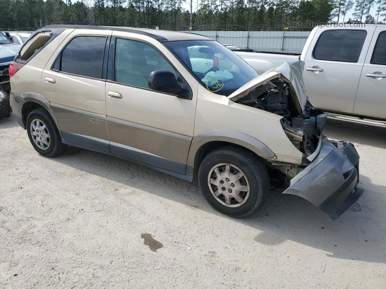 2004 Buick Rendezvous Cx Золотой vin: 3G5DA03E14S590429