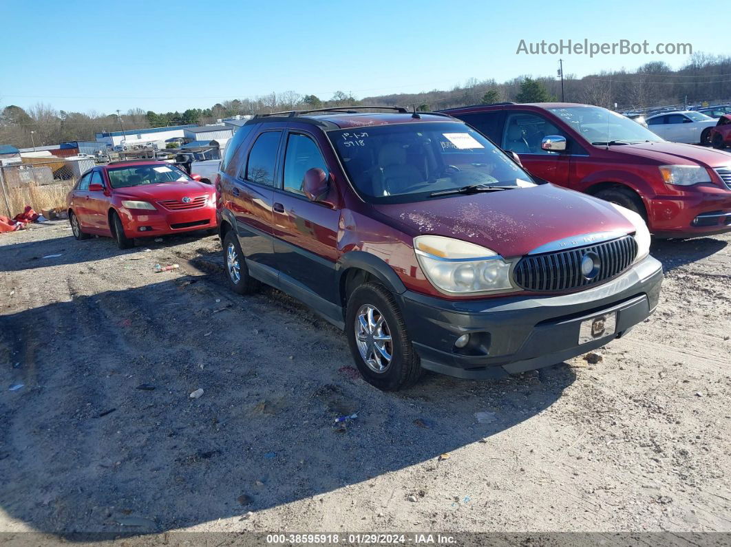 2004 Buick Rendezvous Cx Burgundy vin: 3G5DA03E14S596375