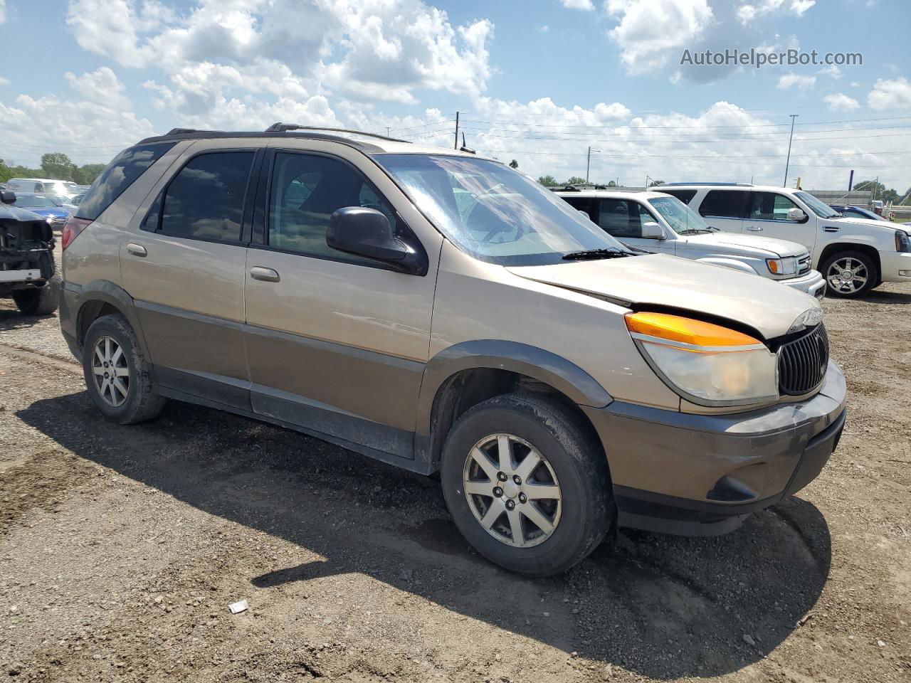 2004 Buick Rendezvous Cx Золотой vin: 3G5DA03E24S510801