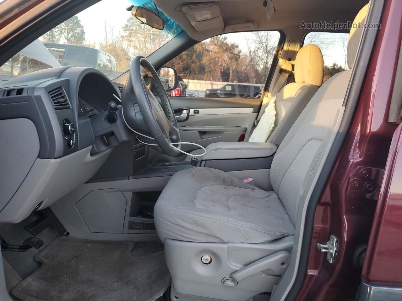 2004 Buick Rendezvous Cx Burgundy vin: 3G5DA03E24S567628