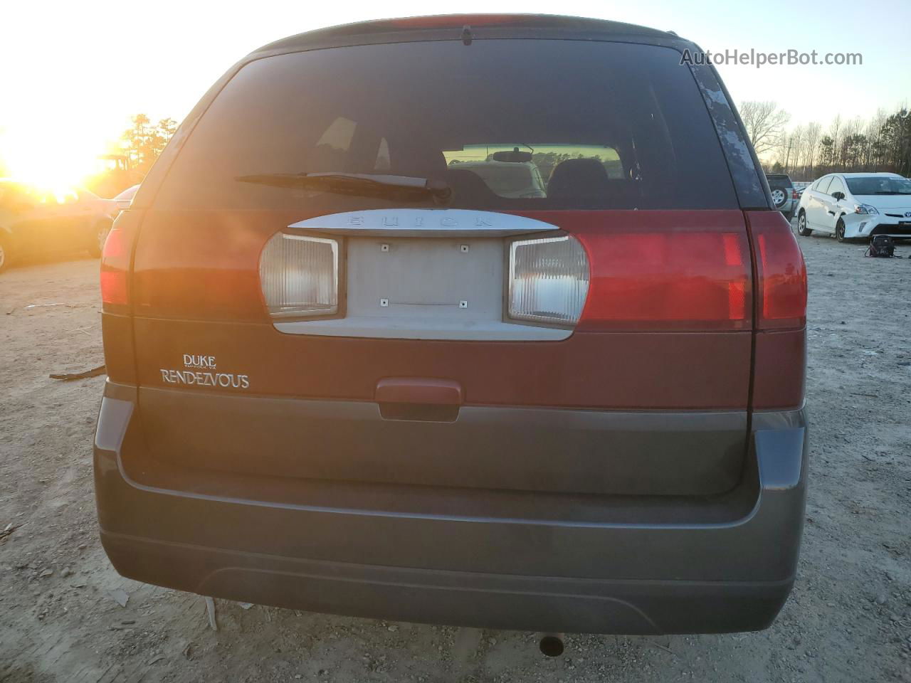 2004 Buick Rendezvous Cx Burgundy vin: 3G5DA03E24S567628