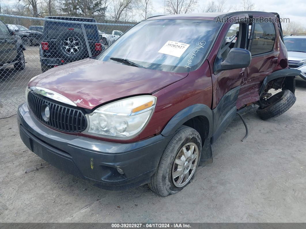 2004 Buick Rendezvous Cx Maroon vin: 3G5DA03E34S538851