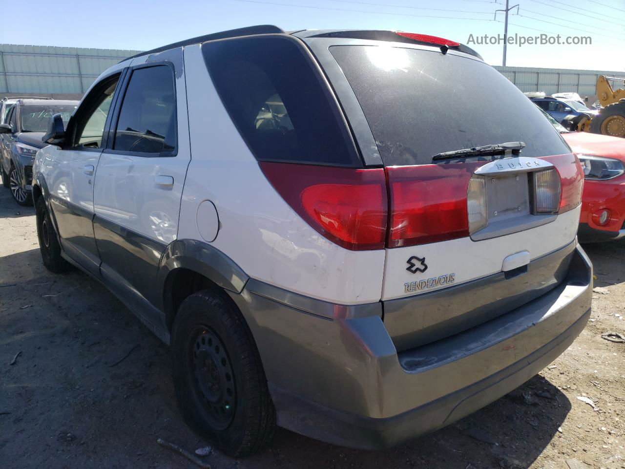 2004 Buick Rendezvous Cx White vin: 3G5DA03E34S548876