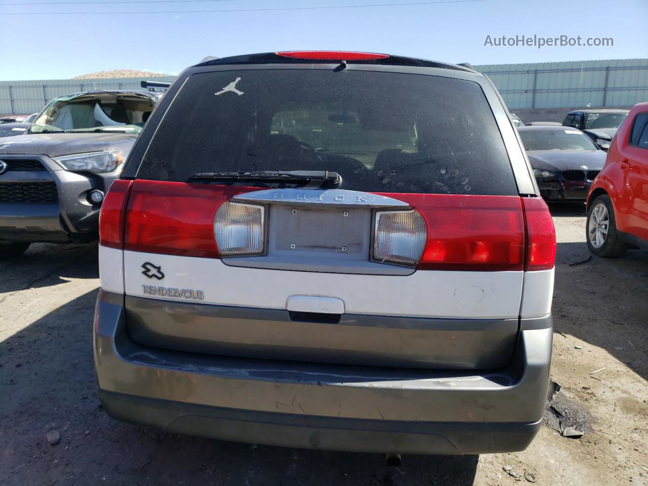 2004 Buick Rendezvous Cx White vin: 3G5DA03E34S548876