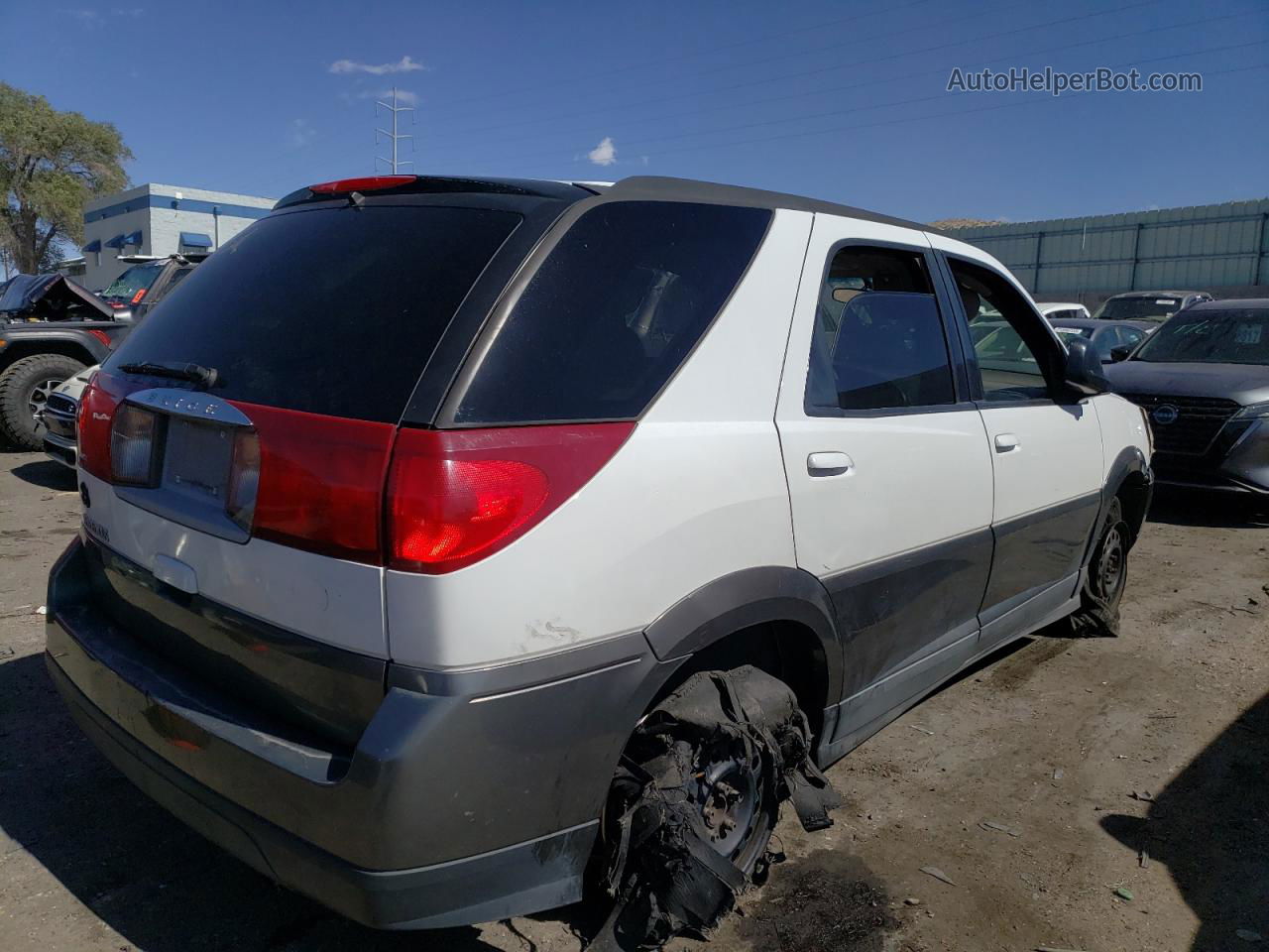 2004 Buick Rendezvous Cx White vin: 3G5DA03E34S548876