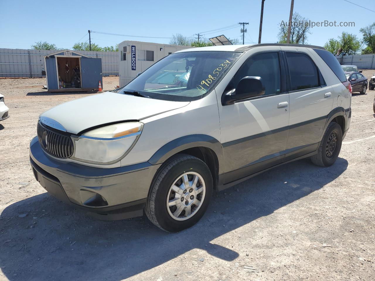 2004 Buick Rendezvous Cx White vin: 3G5DA03E34S555116