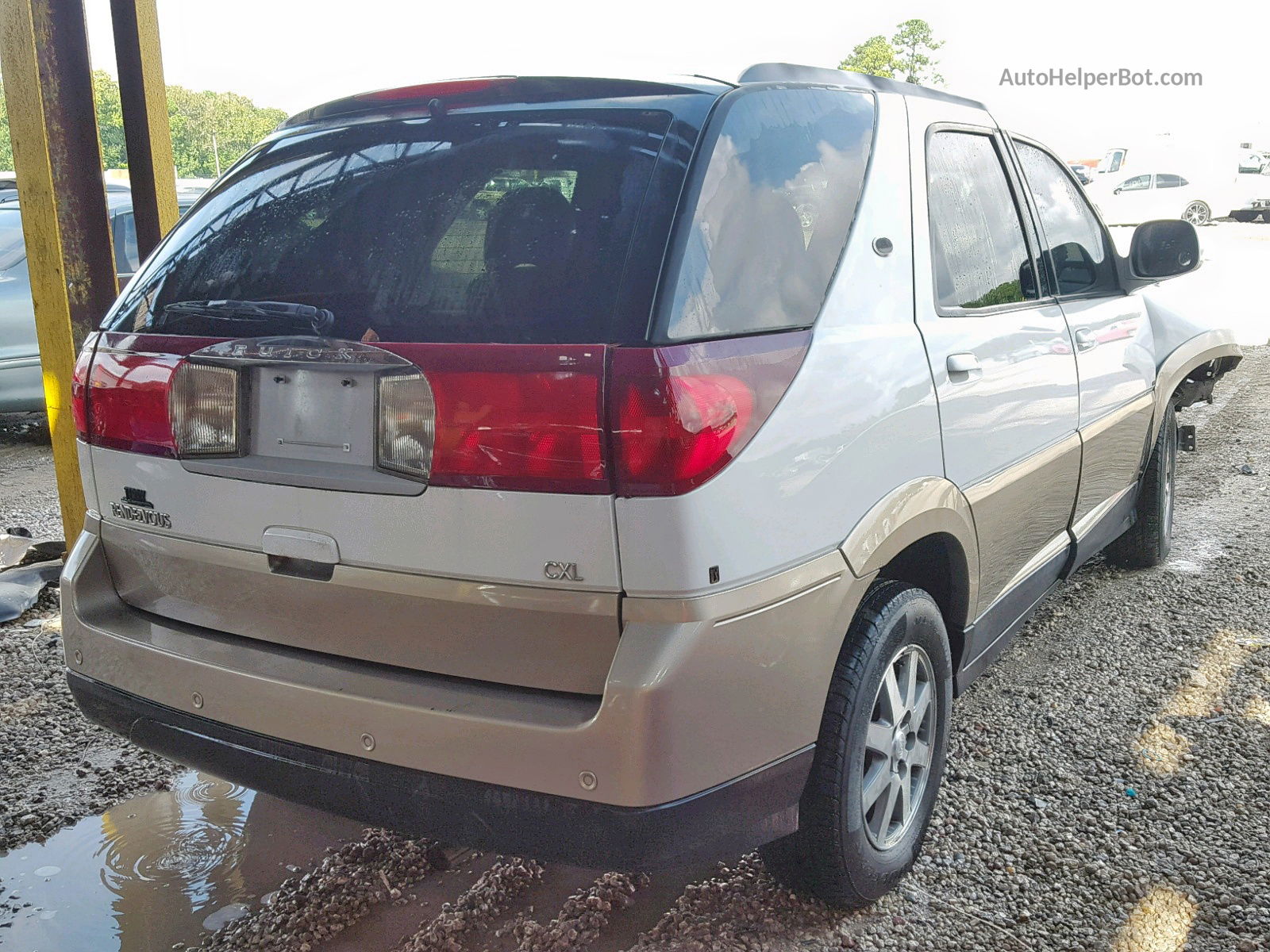 2004 Buick Rendezvous Cx White vin: 3G5DA03E34S561871