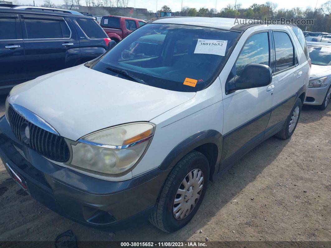 2004 Buick Rendezvous Cx White vin: 3G5DA03E34S589850