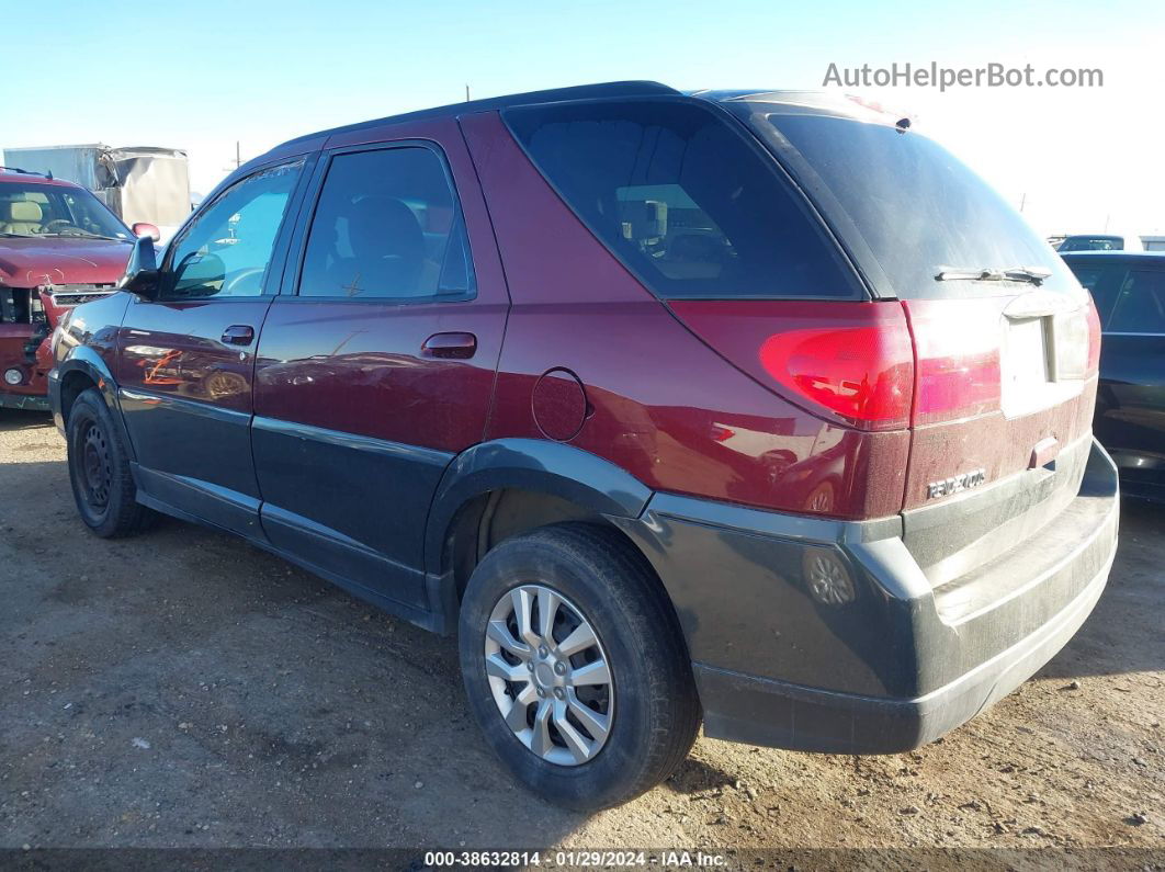 2004 Buick Rendezvous Cx Burgundy vin: 3G5DA03E44S585144