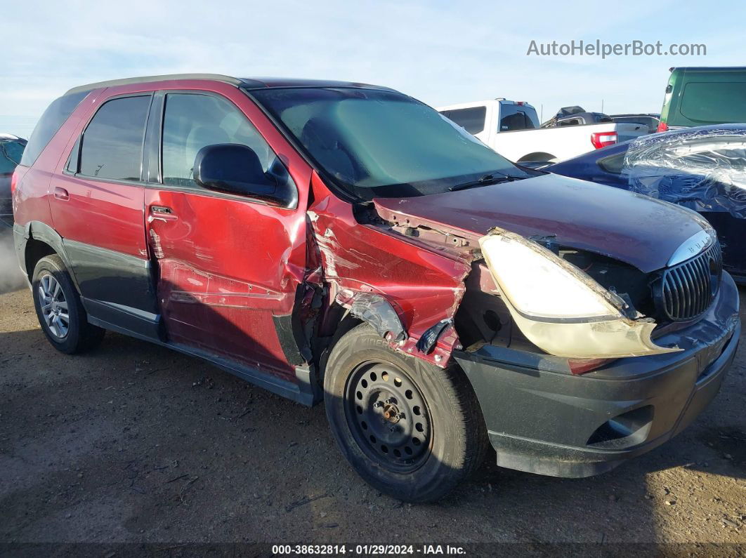 2004 Buick Rendezvous Cx Burgundy vin: 3G5DA03E44S585144