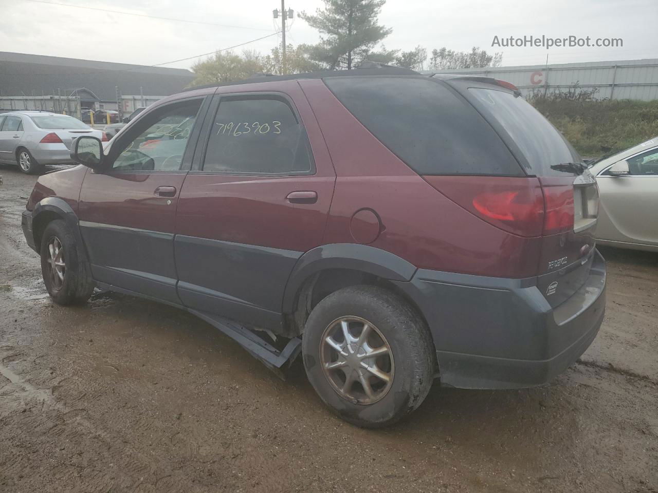 2004 Buick Rendezvous Cx Burgundy vin: 3G5DA03E44S587864