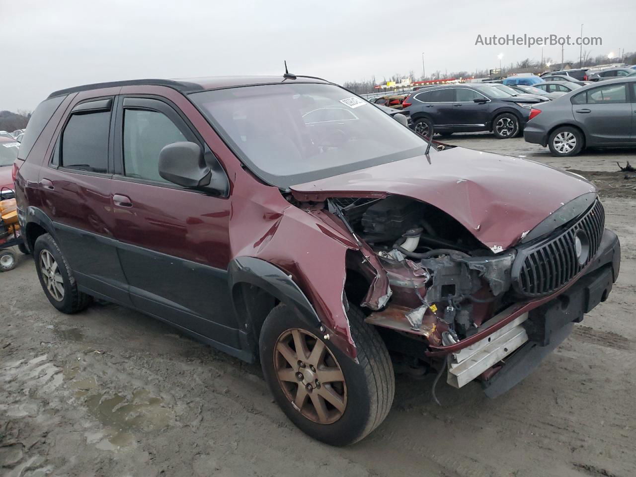 2004 Buick Rendezvous Cx Maroon vin: 3G5DA03E54S522439