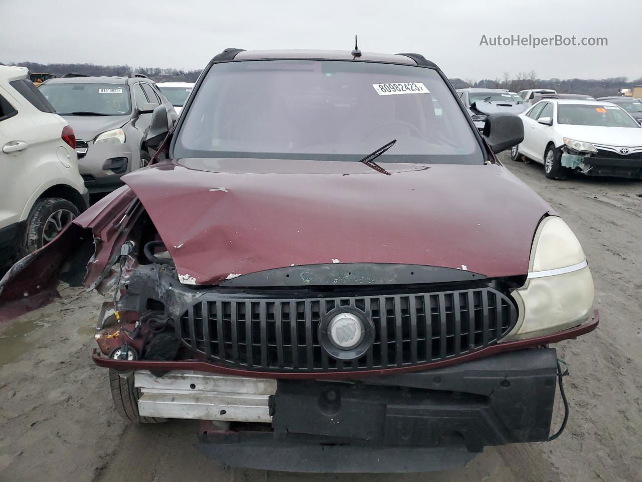 2004 Buick Rendezvous Cx Maroon vin: 3G5DA03E54S522439