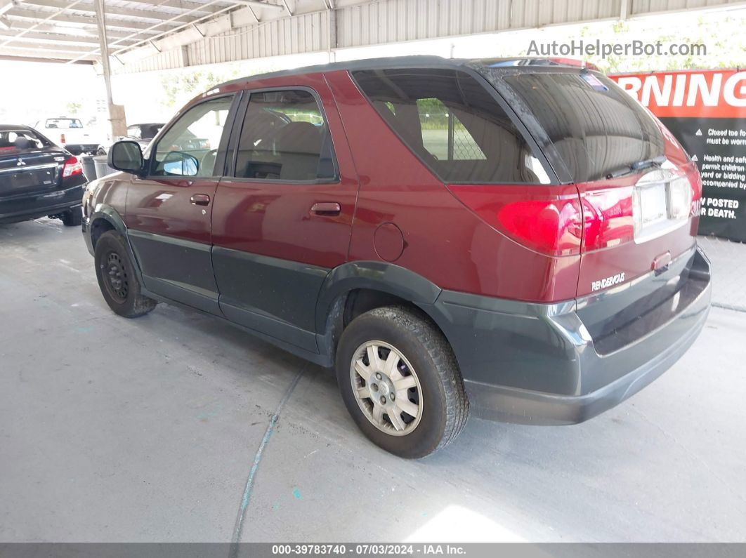 2004 Buick Rendezvous Cx Maroon vin: 3G5DA03E64S510901