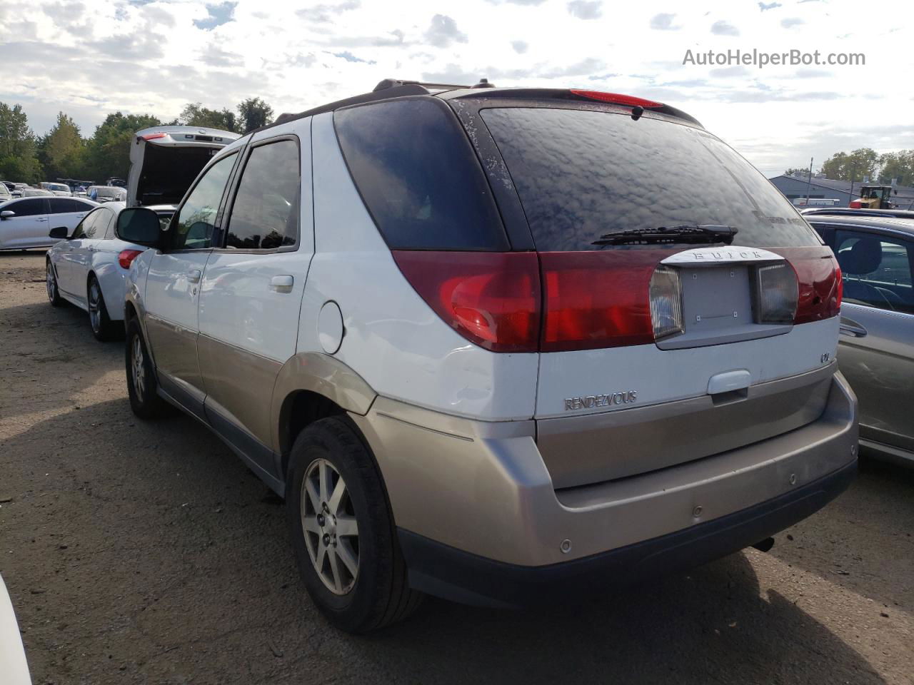 2004 Buick Rendezvous Cx White vin: 3G5DA03E64S513331