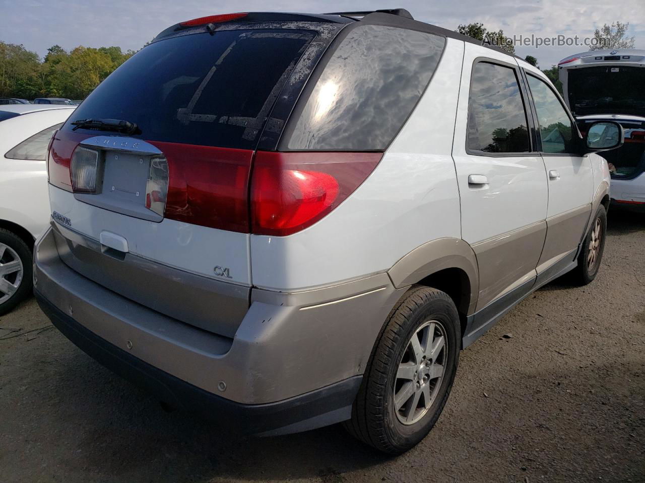 2004 Buick Rendezvous Cx White vin: 3G5DA03E64S513331