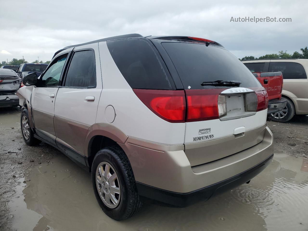 2004 Buick Rendezvous Cx White vin: 3G5DA03E64S552873