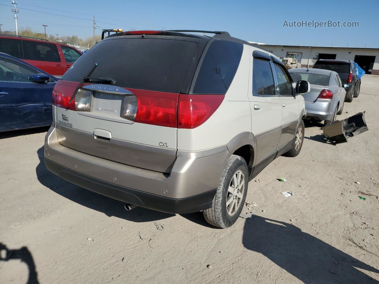 2004 Buick Rendezvous Cx Silver vin: 3G5DA03E74S517792