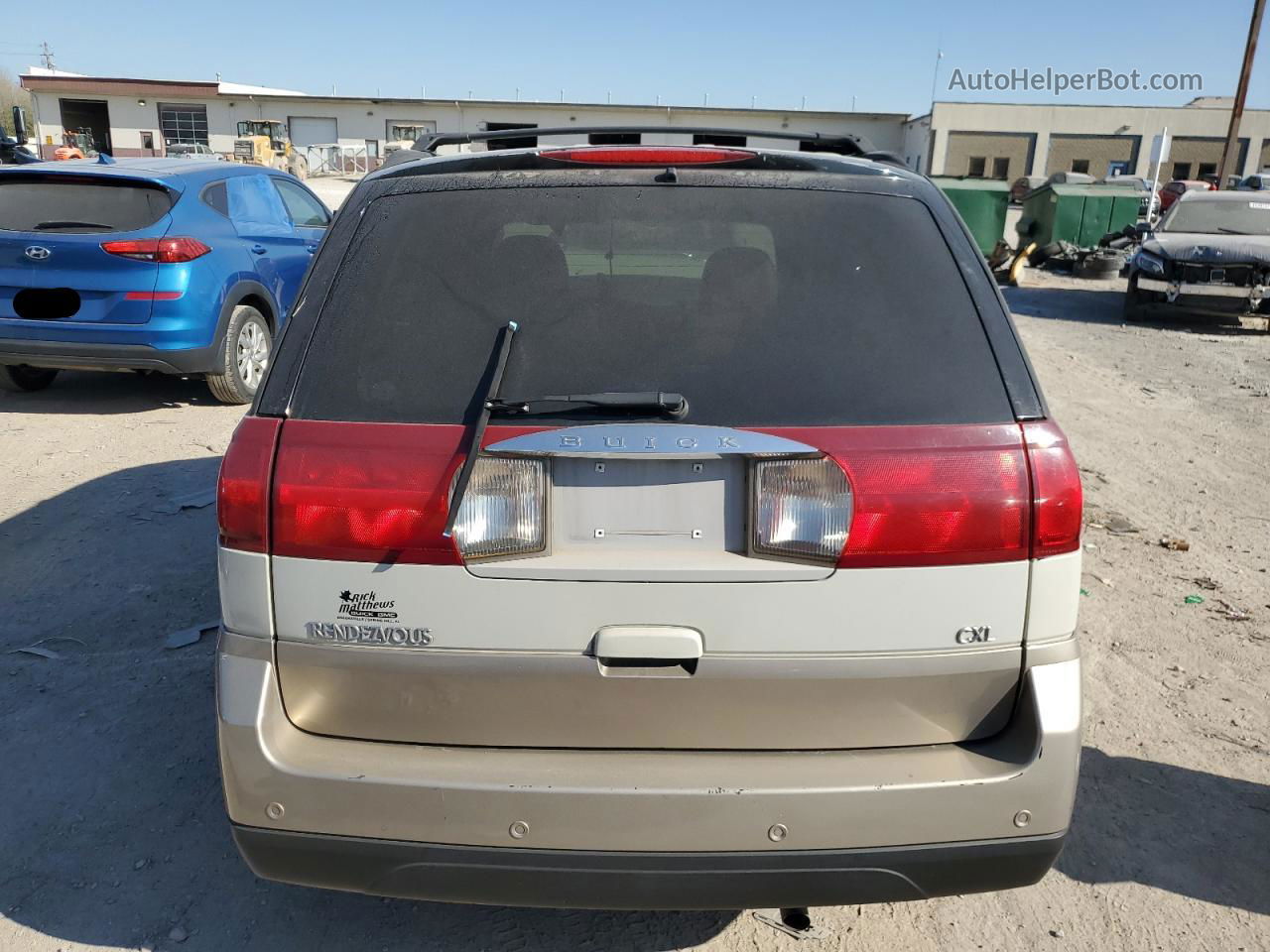 2004 Buick Rendezvous Cx Silver vin: 3G5DA03E74S517792