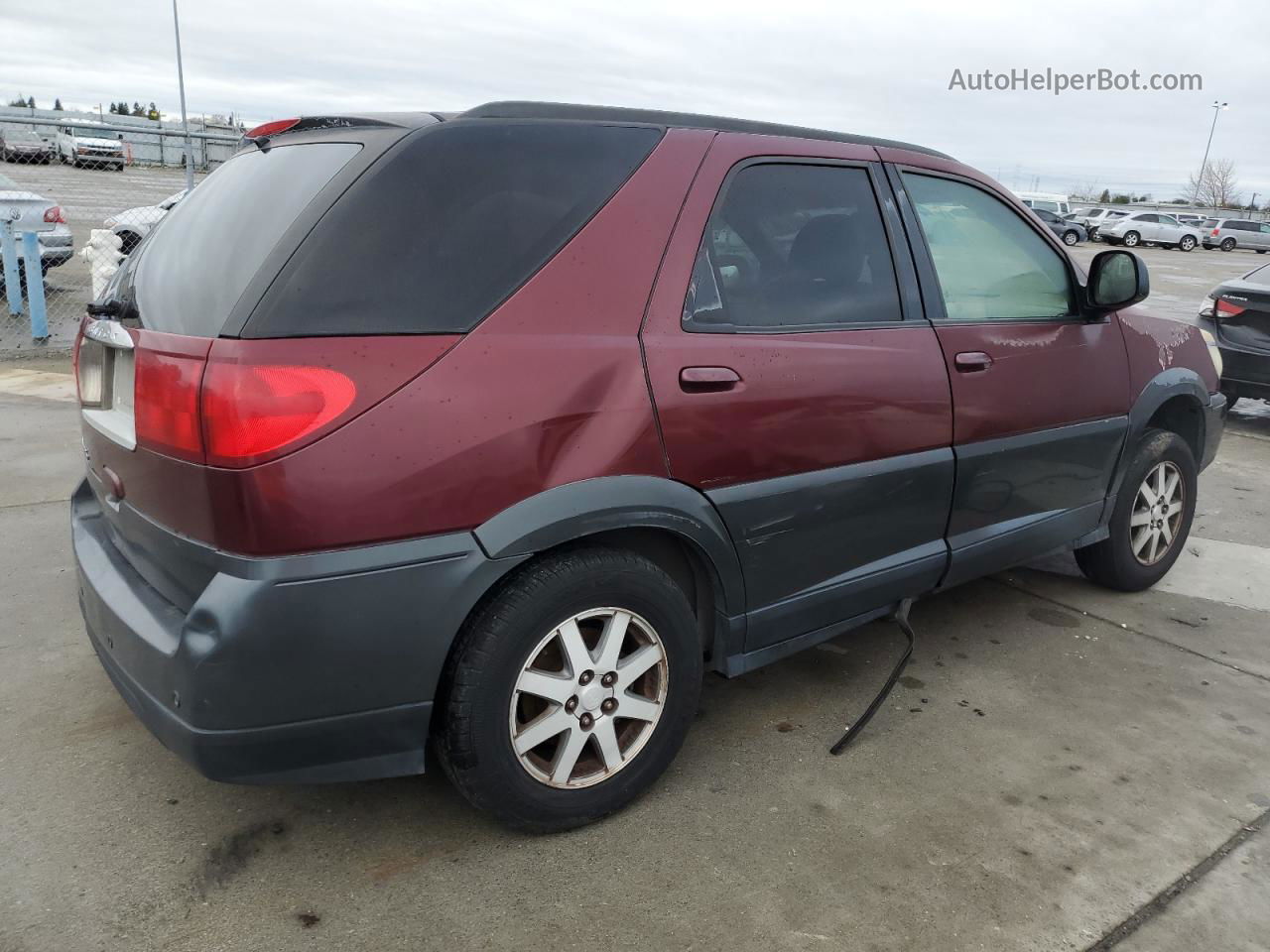 2004 Buick Rendezvous Cx Burgundy vin: 3G5DA03E74S574655