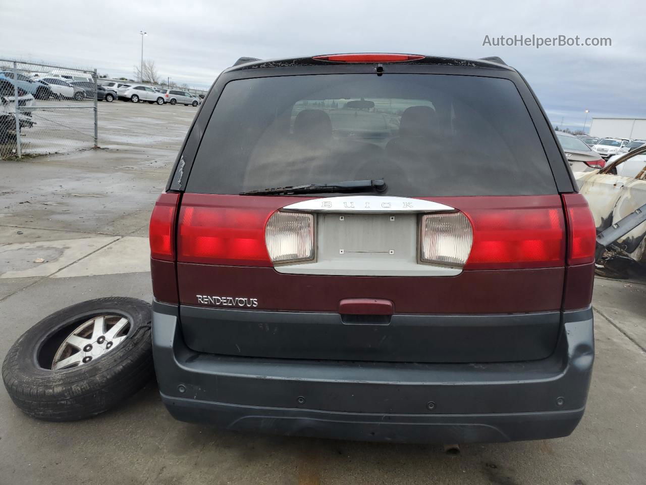 2004 Buick Rendezvous Cx Бордовый vin: 3G5DA03E74S574655