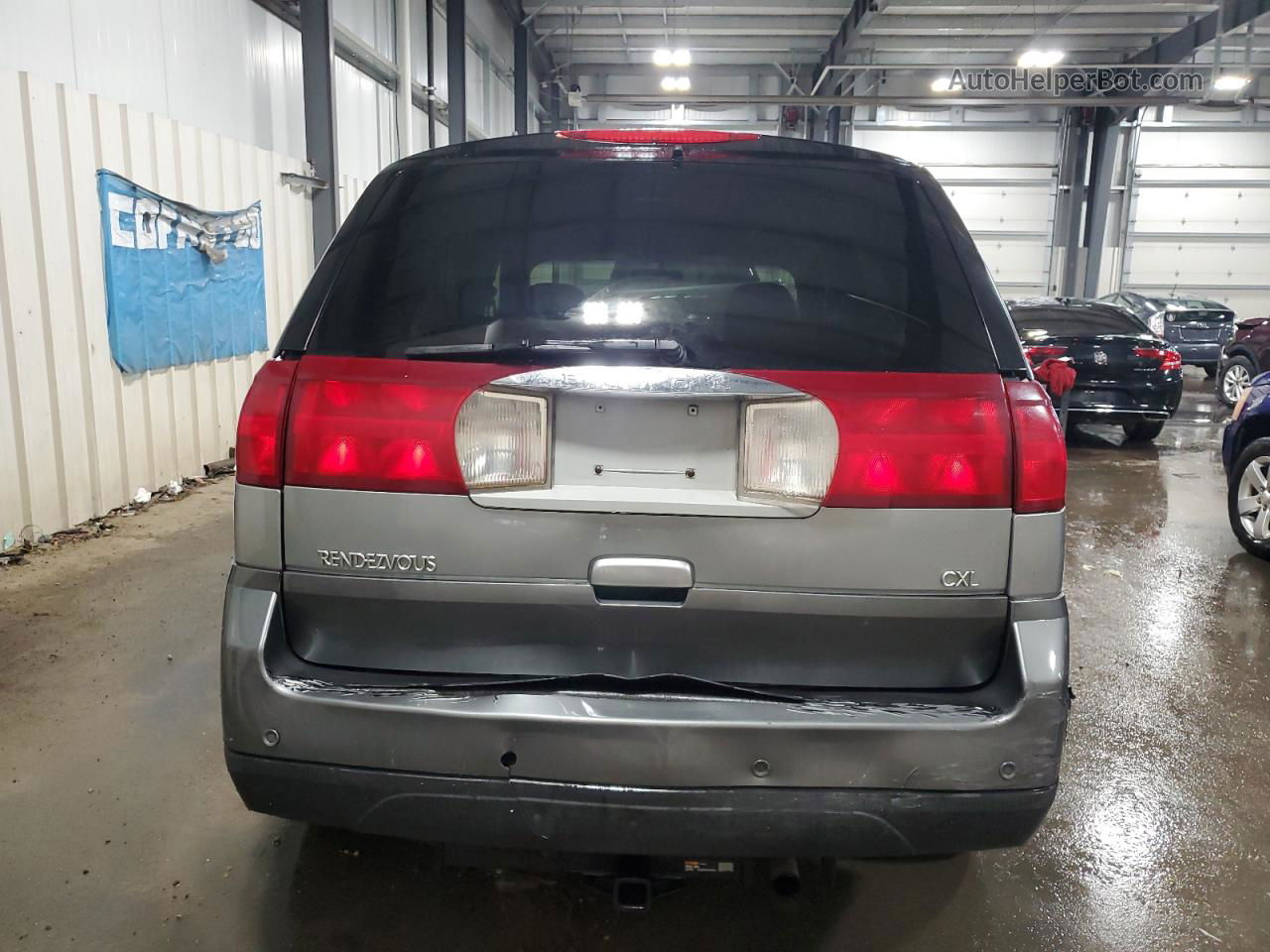 2004 Buick Rendezvous Cx Silver vin: 3G5DA03E74S597854