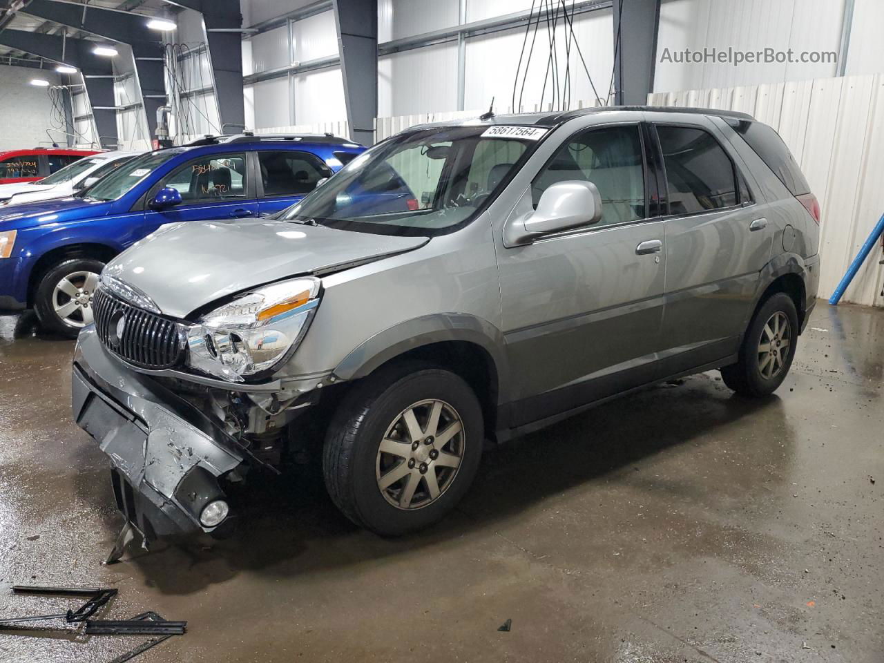 2004 Buick Rendezvous Cx Silver vin: 3G5DA03E74S597854