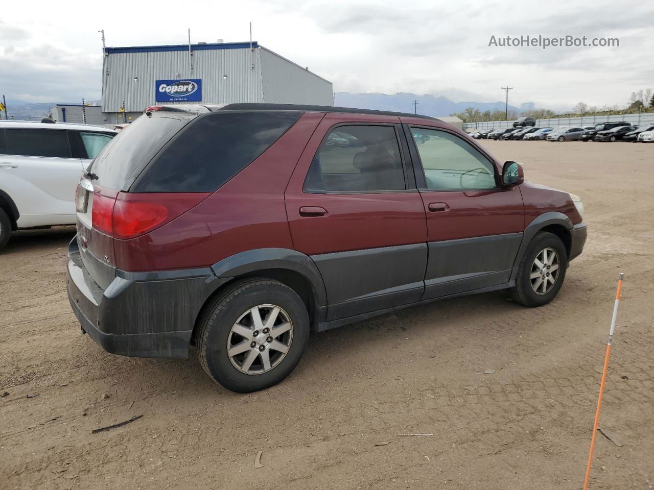 2004 Buick Rendezvous Cx Burgundy vin: 3G5DA03E94S535212