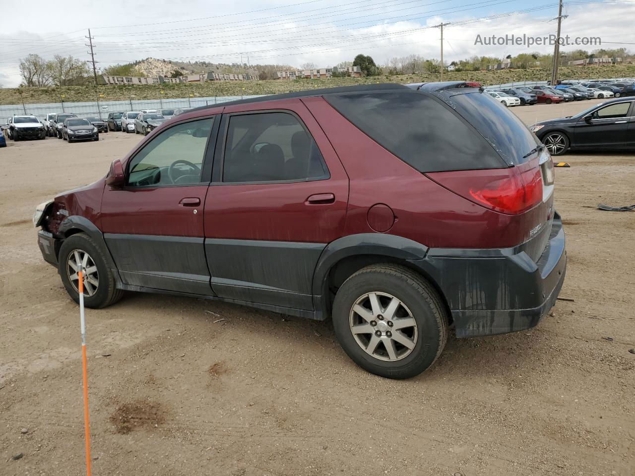 2004 Buick Rendezvous Cx Burgundy vin: 3G5DA03E94S535212