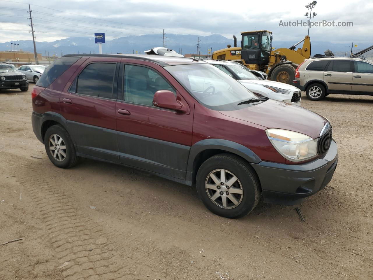 2004 Buick Rendezvous Cx Burgundy vin: 3G5DA03E94S535212