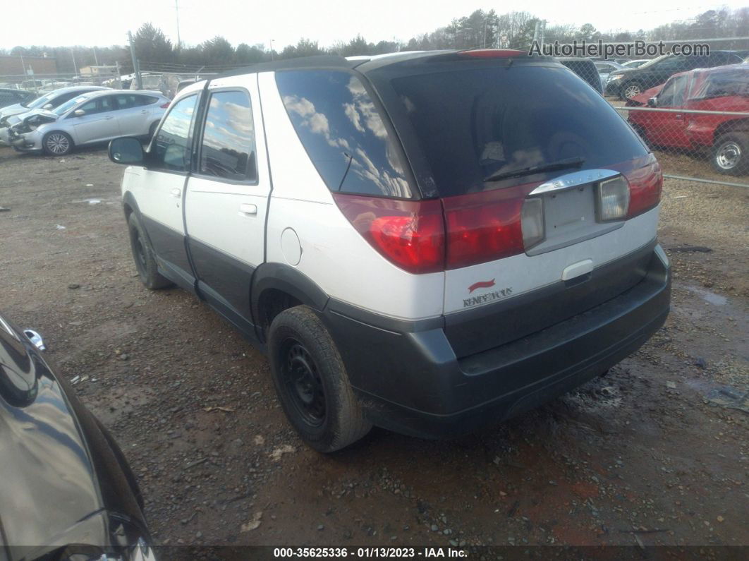 2004 Buick Rendezvous Cx White vin: 3G5DA03E94S542211