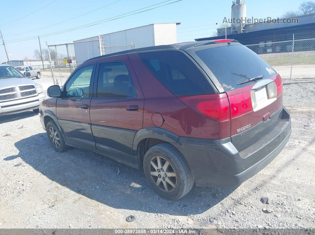 2004 Buick Rendezvous Cx Красный vin: 3G5DA03EX4S515700