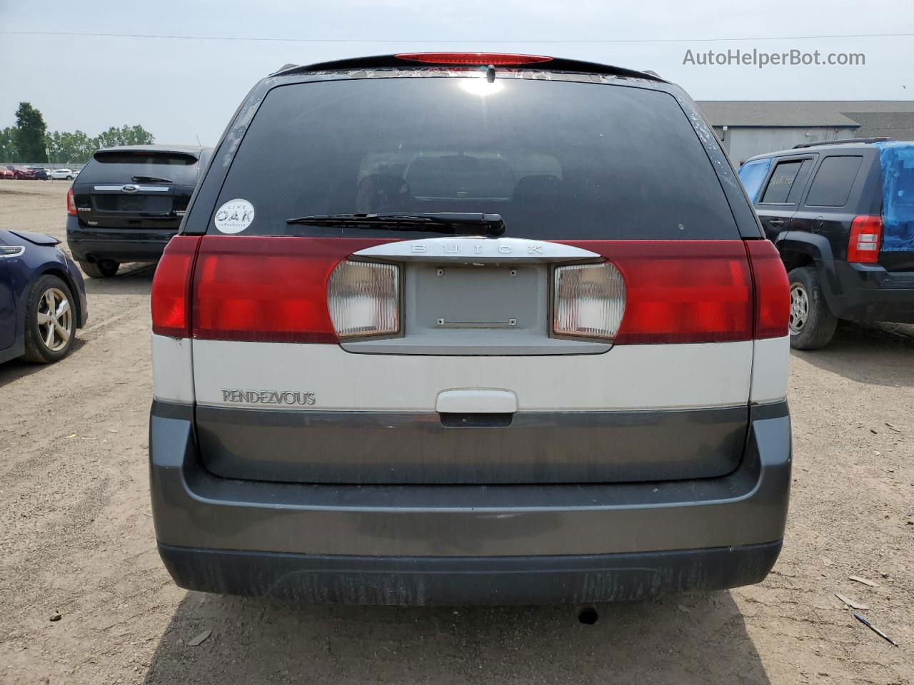 2004 Buick Rendezvous Cx White vin: 3G5DA03EX4S521318