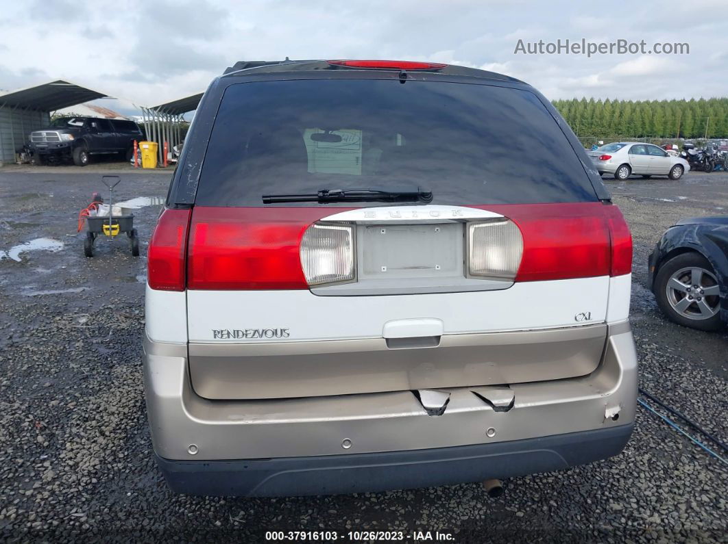 2004 Buick Rendezvous   White vin: 3G5DA03EX4S536689