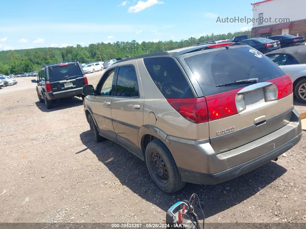 2004 Buick Rendezvous Cx Tan vin: 3G5DA03EX4S562340