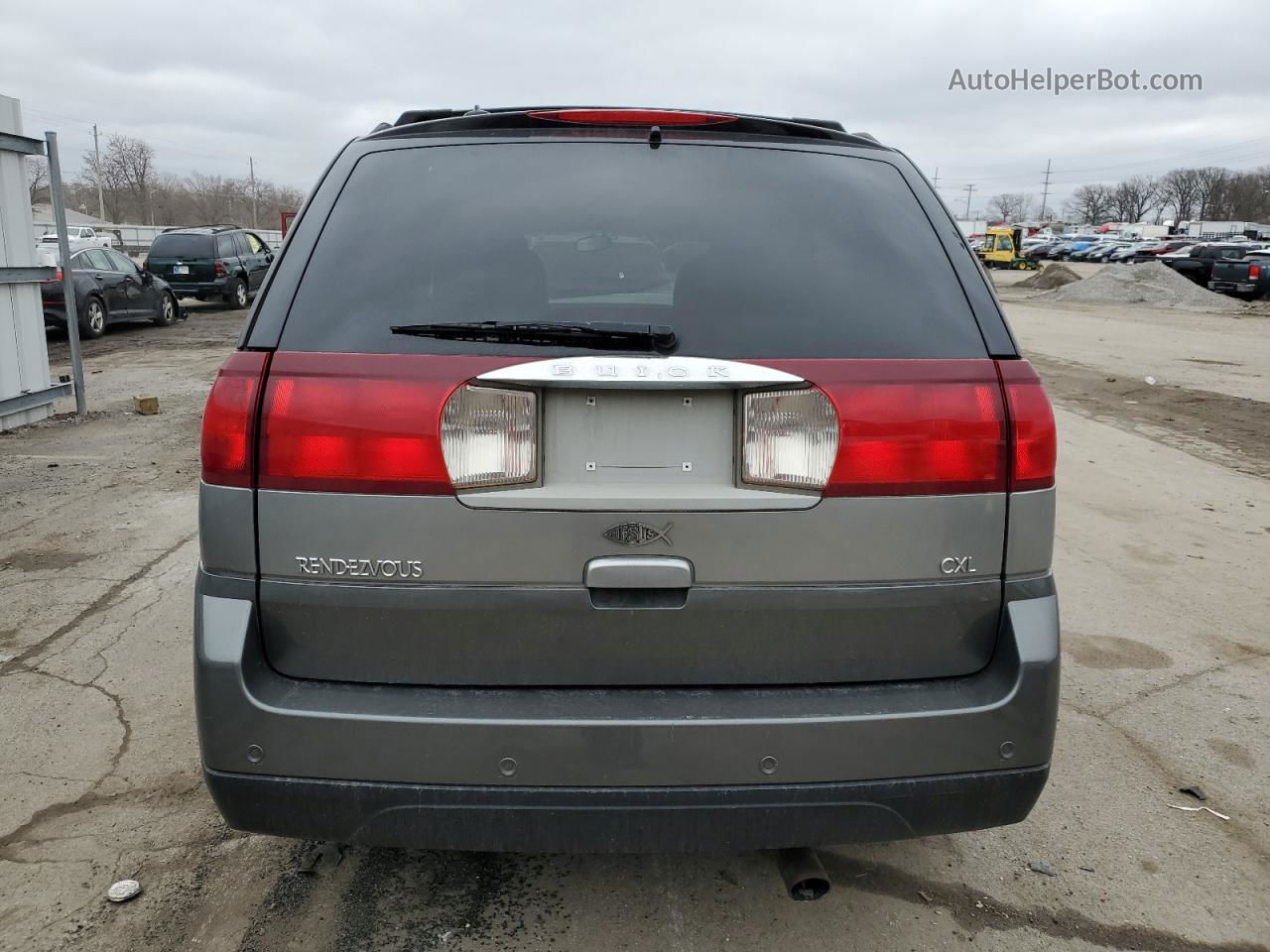 2004 Buick Rendezvous Cx Silver vin: 3G5DB03704S574415