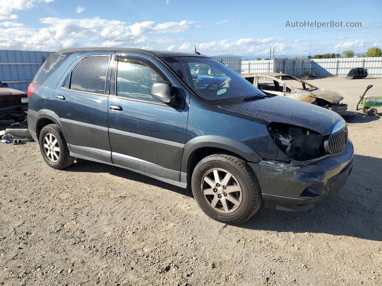 2004 Buick Rendezvous Cx Blue vin: 3G5DB03E04S539338