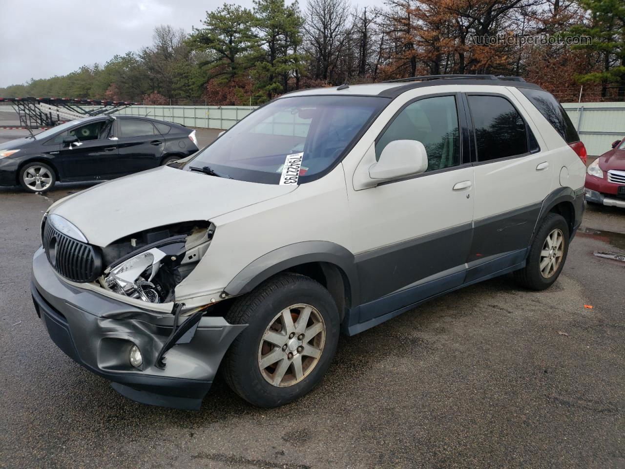 2004 Buick Rendezvous Cx White vin: 3G5DB03E14S575037